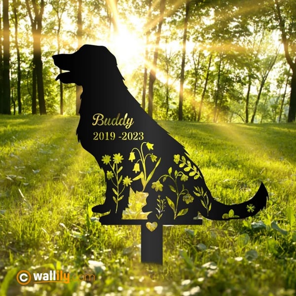 dog memorial stake